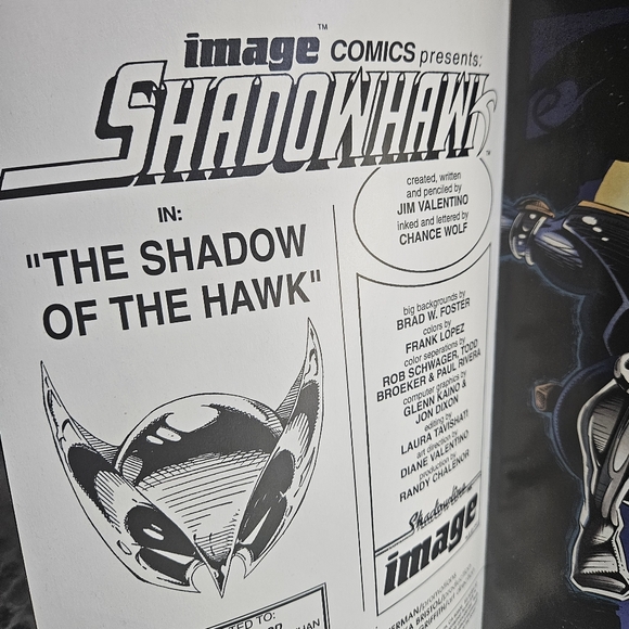 ShadowHawk II Comic Book Comics 1993 ShadowhHawk 2nd Series Shadow Hawk Antihero - Picture 9 of 11